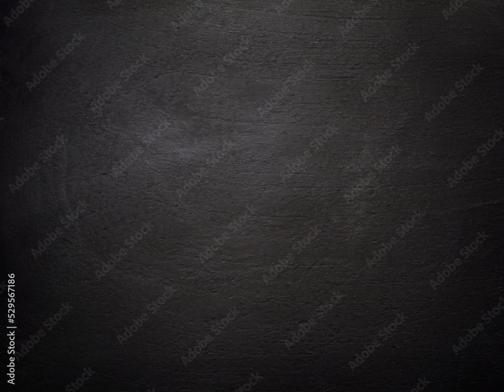 Black cement wall background , dark abstract concrete floor , copy space for textures message. - obrazy, fototapety, plakaty 