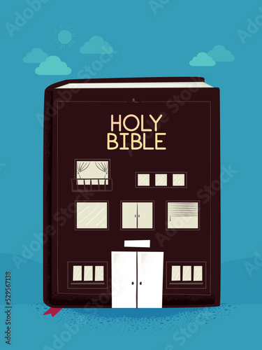 Bible Miniature Building Il...