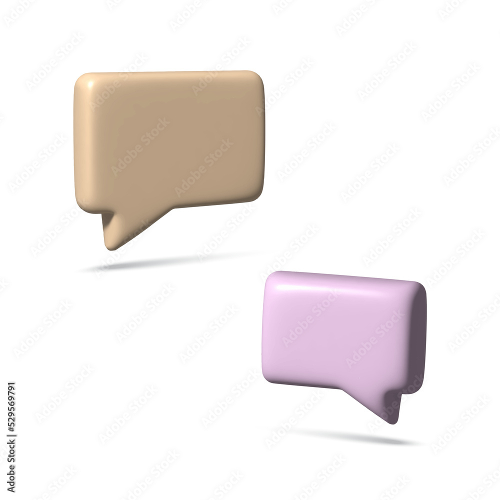 3d speech bubble, chatting box, message box. 3d speech bubble, chatting box, message box.