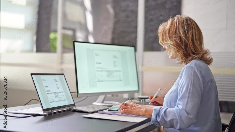 Digital Electronic Bill And Accountant E Invoice