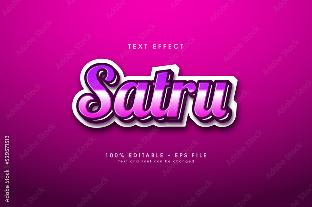 purple text effect