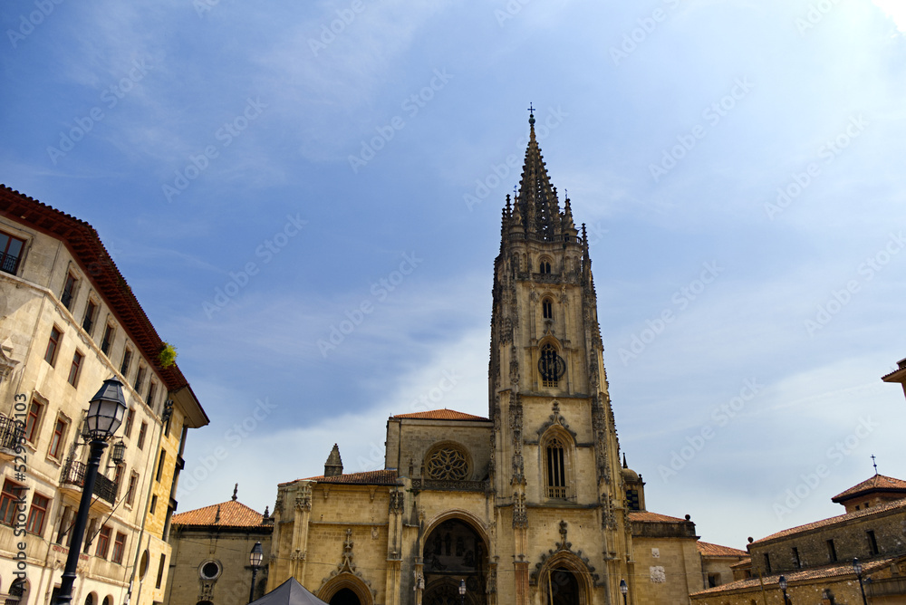 Oviedo, Spain - La Santa Iglesia Basílica Catedral Metropolitana de San Salvador