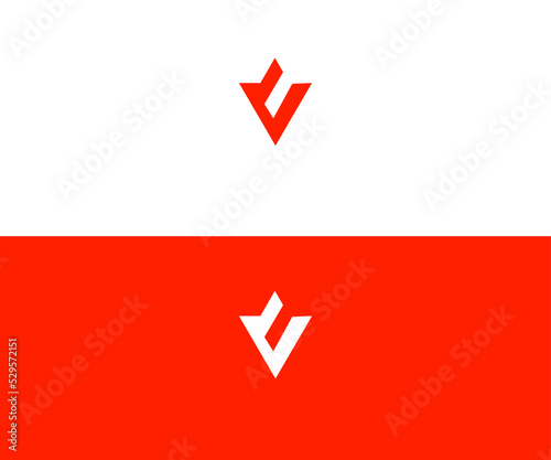 VC, CV, V initial logo monogram designs modern vector templates