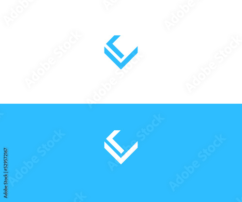 VC, CV, C initial logo monogram designs modern vector templates