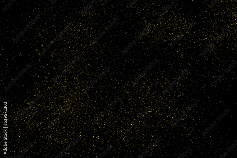 Gold Glitter Texture Isolated on Black Background. Golden stardust. Amber Particles Color. Sparkles Rain. Vector Illustration, Eps 10. Gold Glitter Texture Isolated on Black Background. Golden stardust. Amber Particles Color. Sparkles Rain. Vector Illustration, Eps 10.