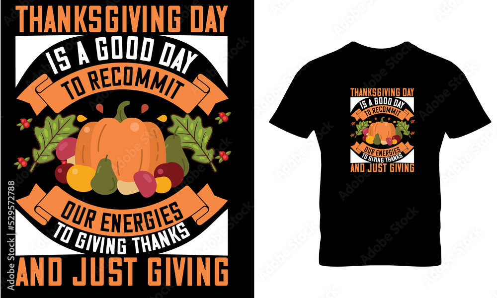 Thanksgiving T-shirt Design 