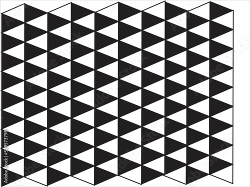 Hawaiian Triangle Tribal Seamless geometric triangle and rhombus alternating  Pattern Seamless Design 