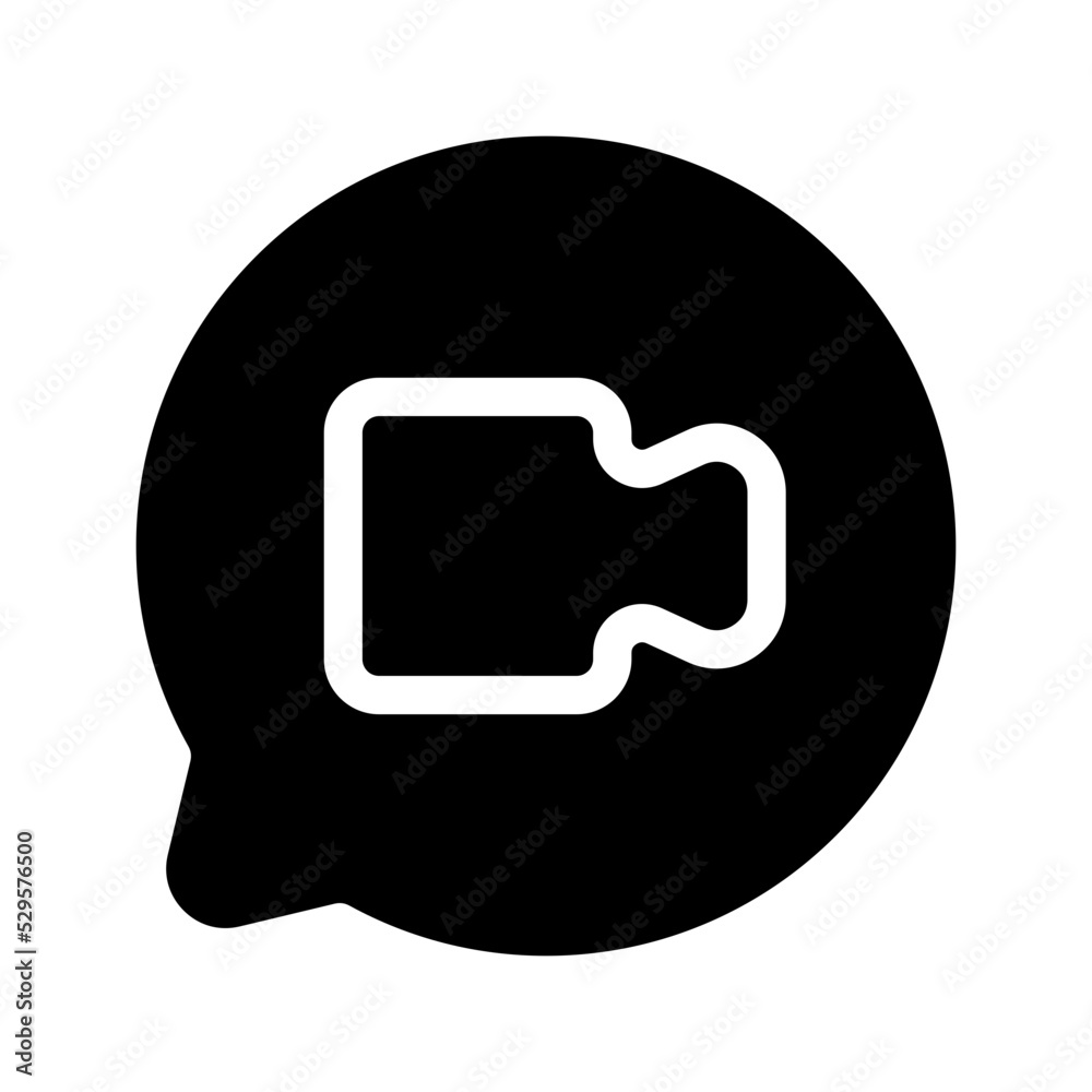 Video Call Icon Vector Symbol Design Illustration Video Call Icon Vector Symbol Design Illustration