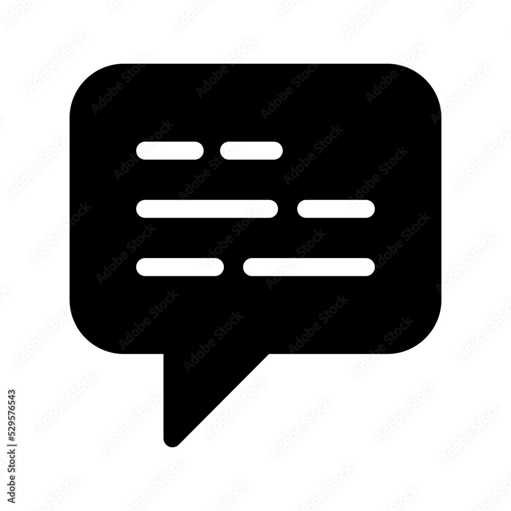 Chat Icon Vector Symbol Design Illustration