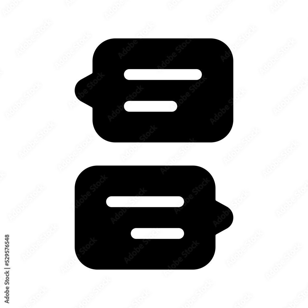 Chatting Icon Vector Symbol Design Illustration Chatting Icon Vector Symbol Design Illustration
