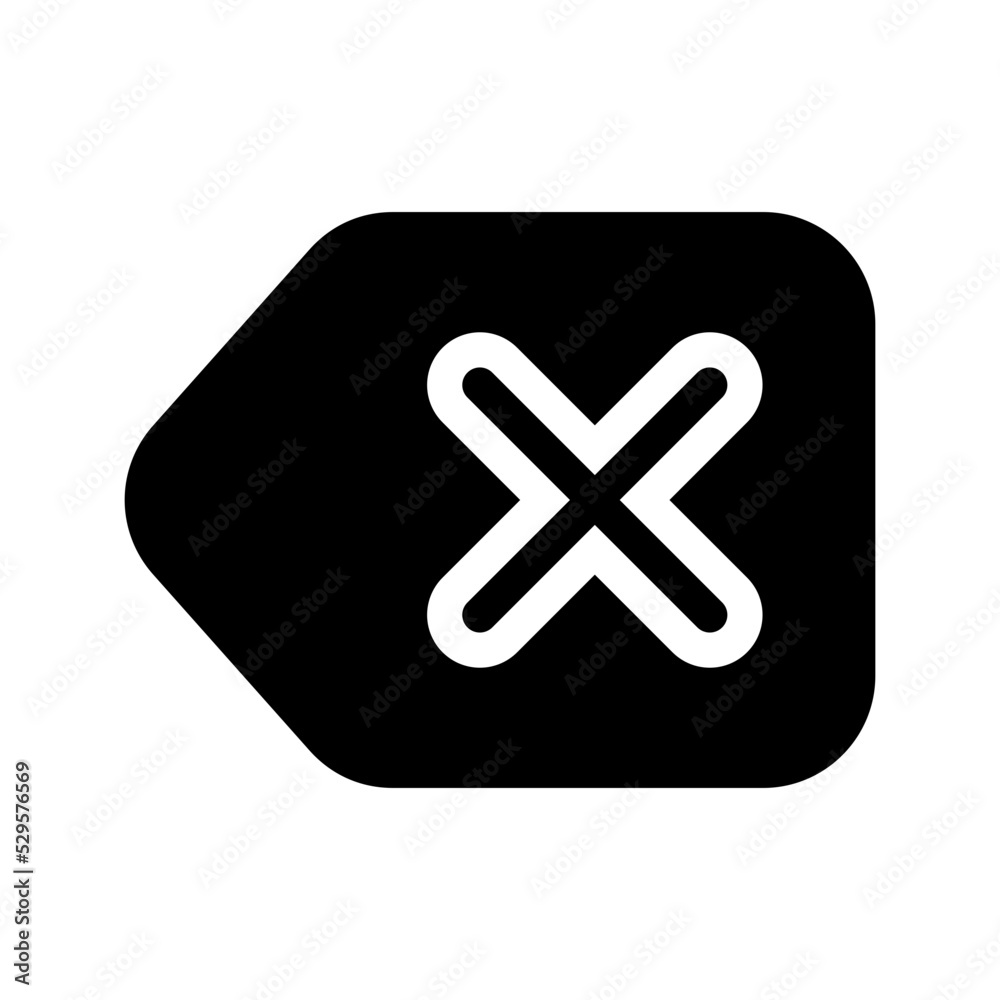 Obraz premium Cancel Icon Vector Symbol Design Illustration