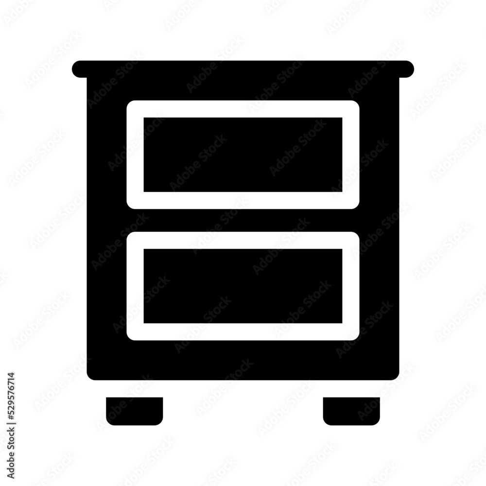 Cupboard Icon Vector Symbol Design Illustration Cupboard Icon Vector Symbol Design Illustration