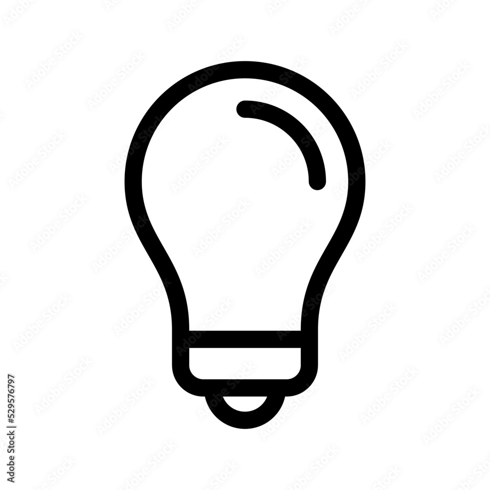 Bulb Icon Vector Symbol Design Illustration Bulb Icon Vector Symbol Design Illustration