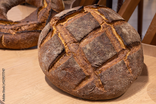 Traditional Rustic Italian Loaf of Bread “Pane Altamura”