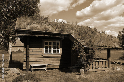 Farm in South Norway.Ancient house