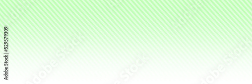 ペールグリーンの斜めストライプグラデーションバナー素材 3：1