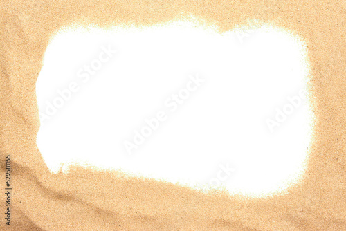 Closeup of sand of a beach or a desert