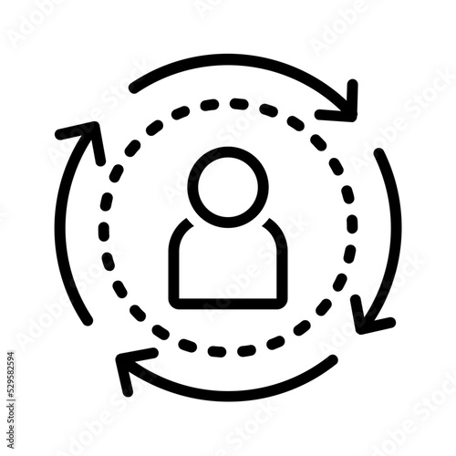 Black icon for Ongoing