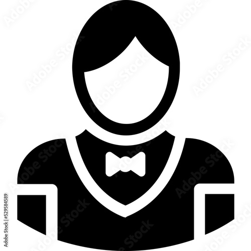 Butler Vector Icon 