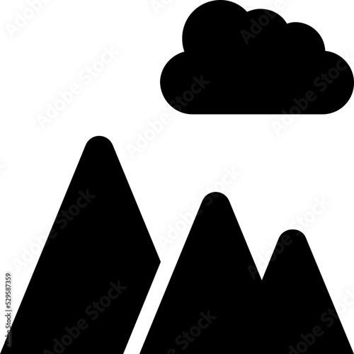 Mountain Vector Icon