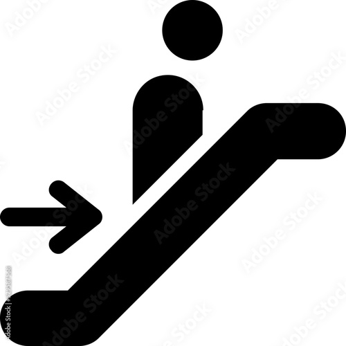 Upstairs Vector Icon