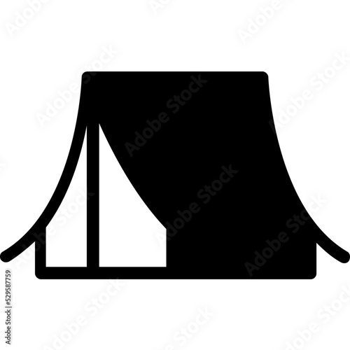 Tent Vector Icon