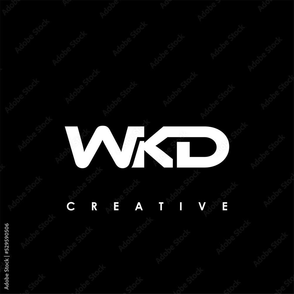 WKD Letter Initial Logo Design Template Vector Illustration WKD Letter Initial Logo Design Template Vector Illustration