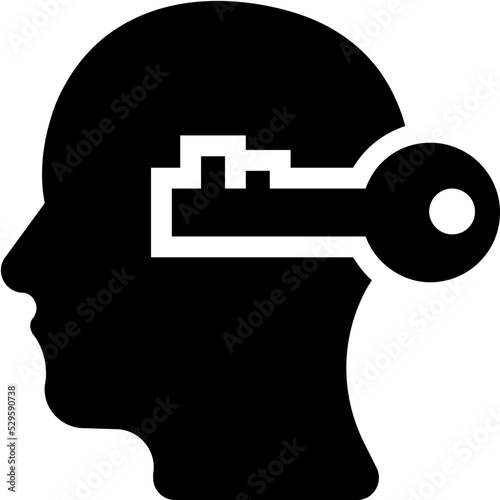 SEO Glyph Vector Icon