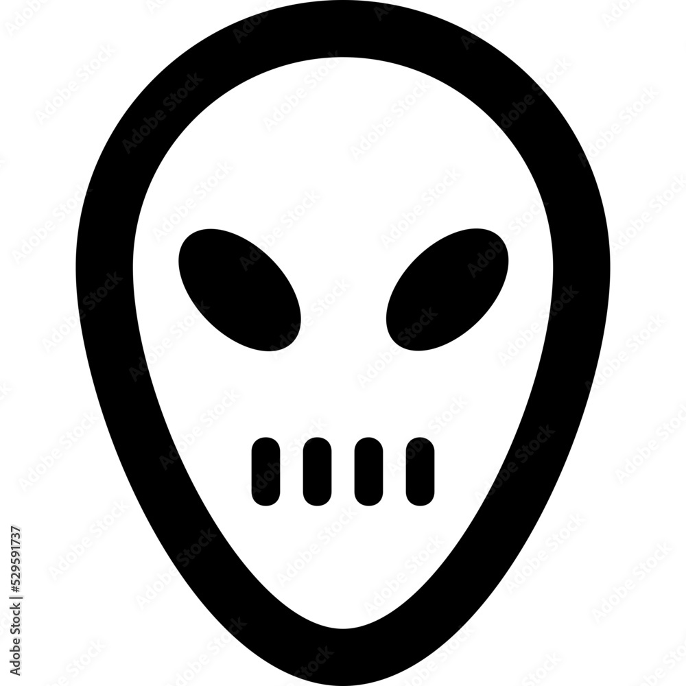 Fototapeta premium Danger Vector Icon