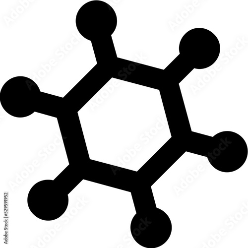 Molecular Vector Icon