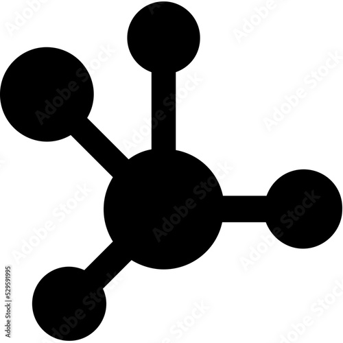 Molecule Vector Icon