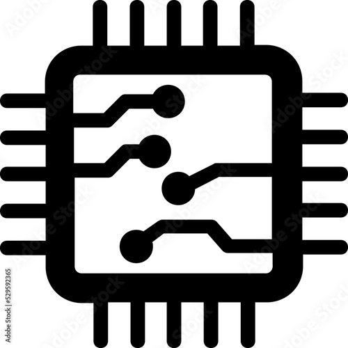 Processor Vector Icon