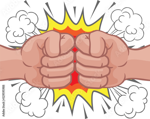 Fist Bump Explosion Hands P...