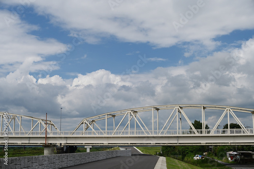 茨城県の白い橋