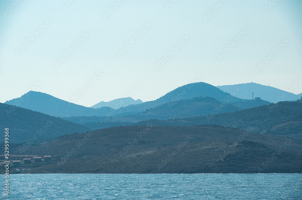 Gokceada Island located in Aegean Sea region. The island belongs to Turkey.