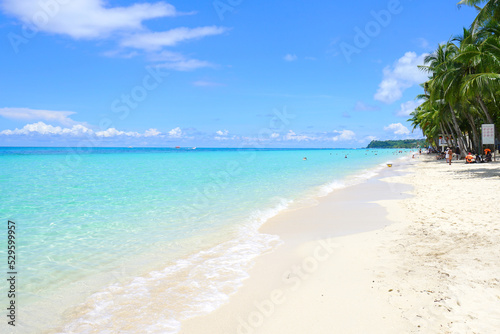 White Beach, Boracay island, Philippines photo