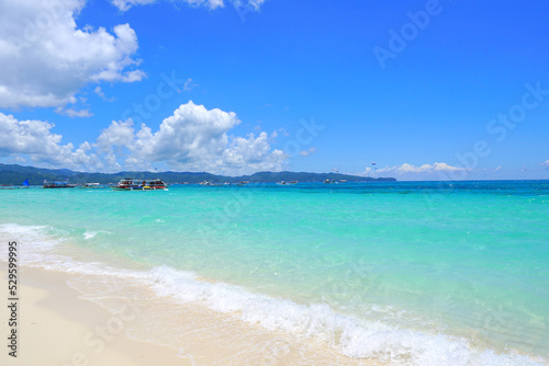 White Beach  Boracay island  Philippines