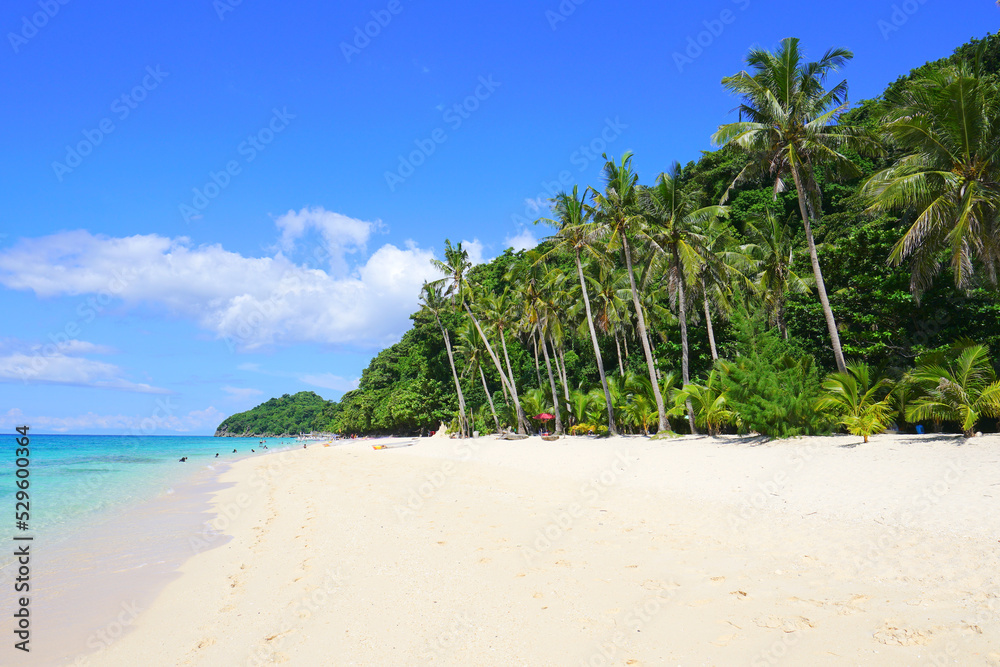 Obraz premium Puka Shell Beach, Boracay Island, Philippine