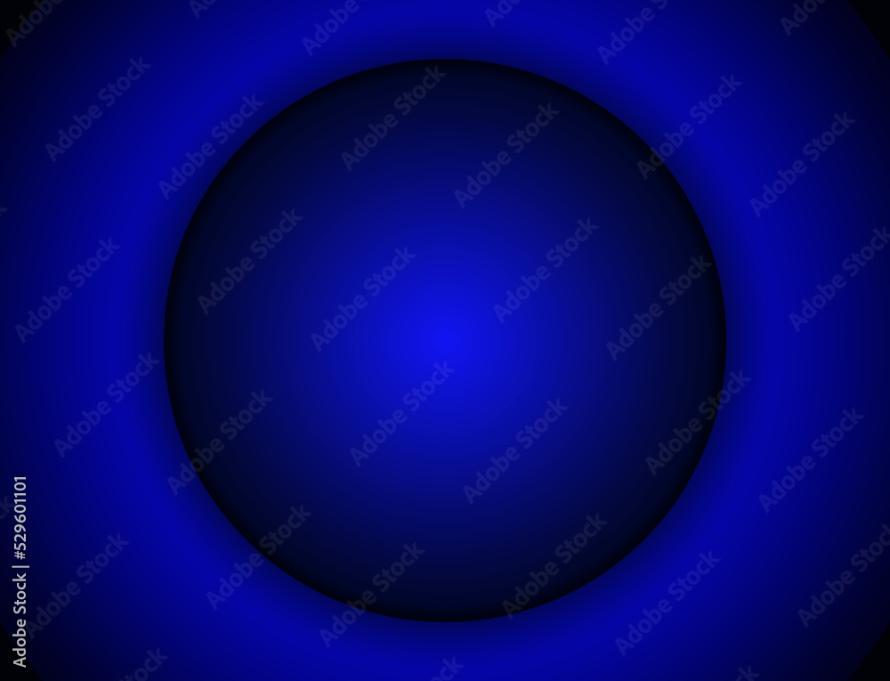 Abstract vector deep blue hole background illustration