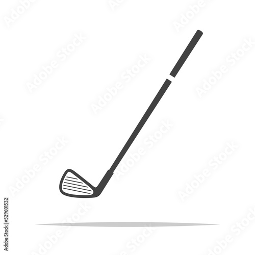 Golf club icon transparent vector isolated