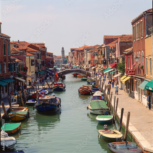 Print op canvas Murano, Venezia. Rio e fondamenta dei vetrai