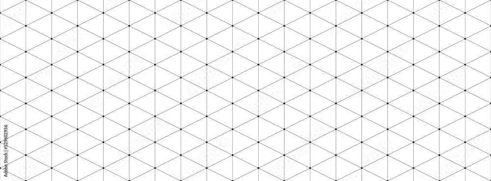 Geometric pattern banner background design vector. Connected lines and dots wallpaper.