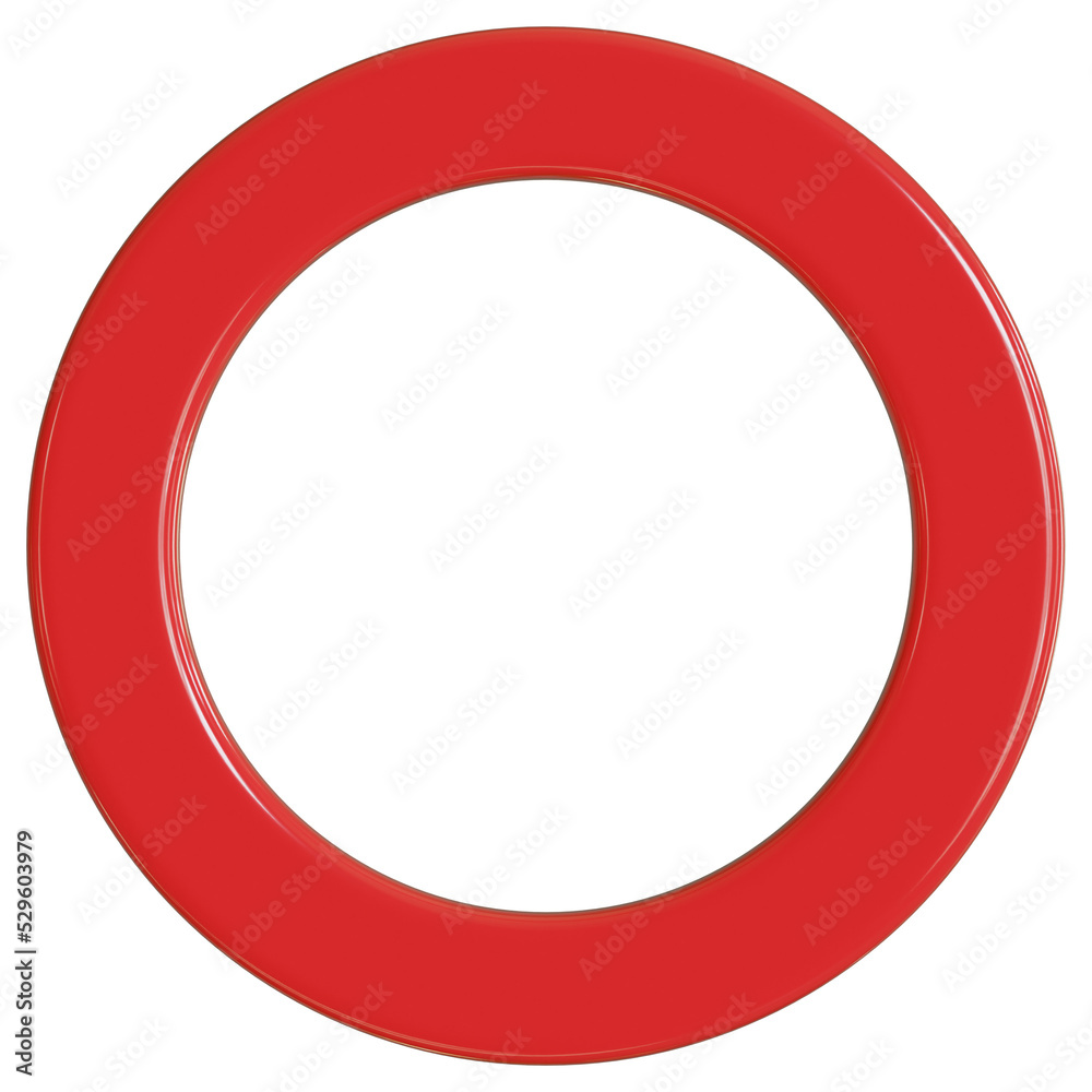 3D circle icon for presentation