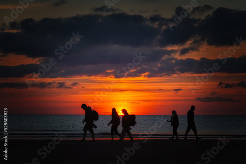 Sonnenuntergang auf Sylt