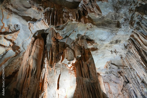 Dwarf stalactite cave in Turkey near Alanya. 