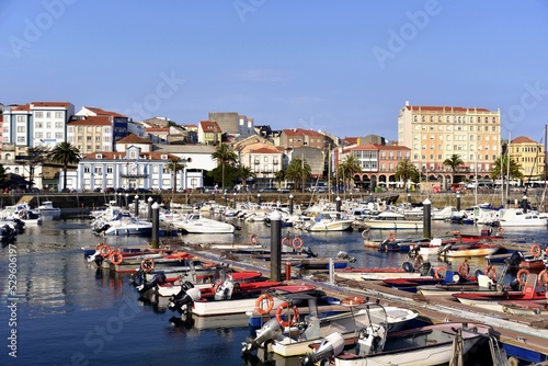 Ferrol fishing port on the Compostela pilgrimage route