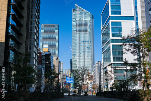 東京都港区 虎ノ門の高層ビル群 photo