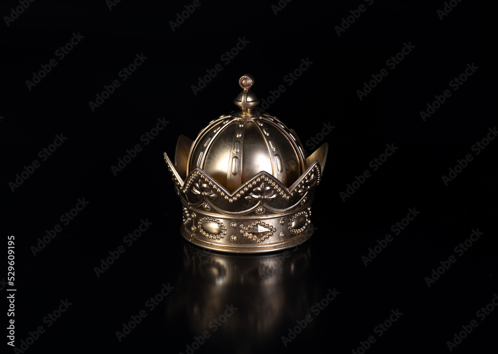 king crown isolated on black background king crown isolated on black background