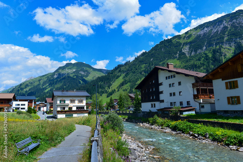 Fototapeta Naklejka Na Ścianę i Meble -  Lech, Vorarlberg (Österreich)