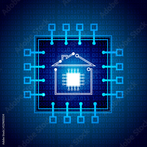 intelligente haustechnik illustration
